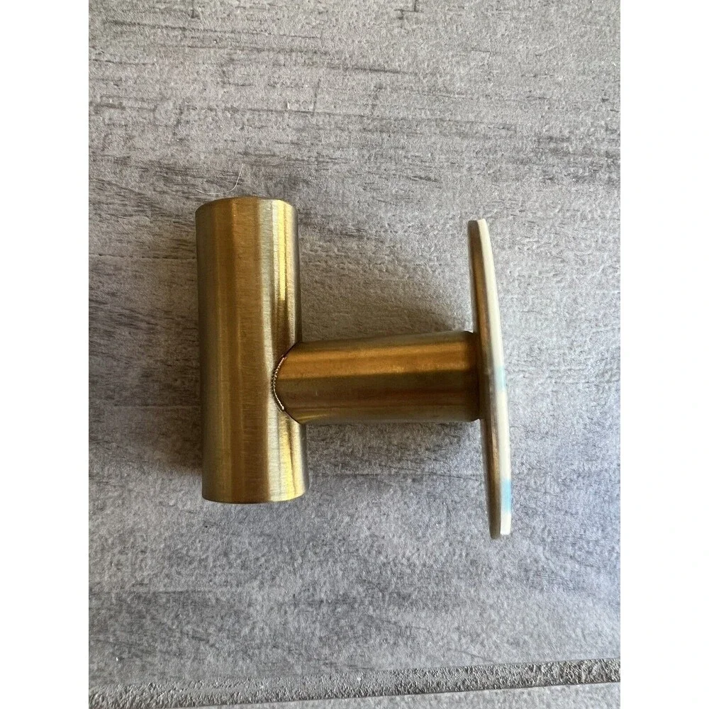 Wall Hook Stainless Steel 3M Adhesive Keys Towel Clothes Brushed Gold NEW Nordic